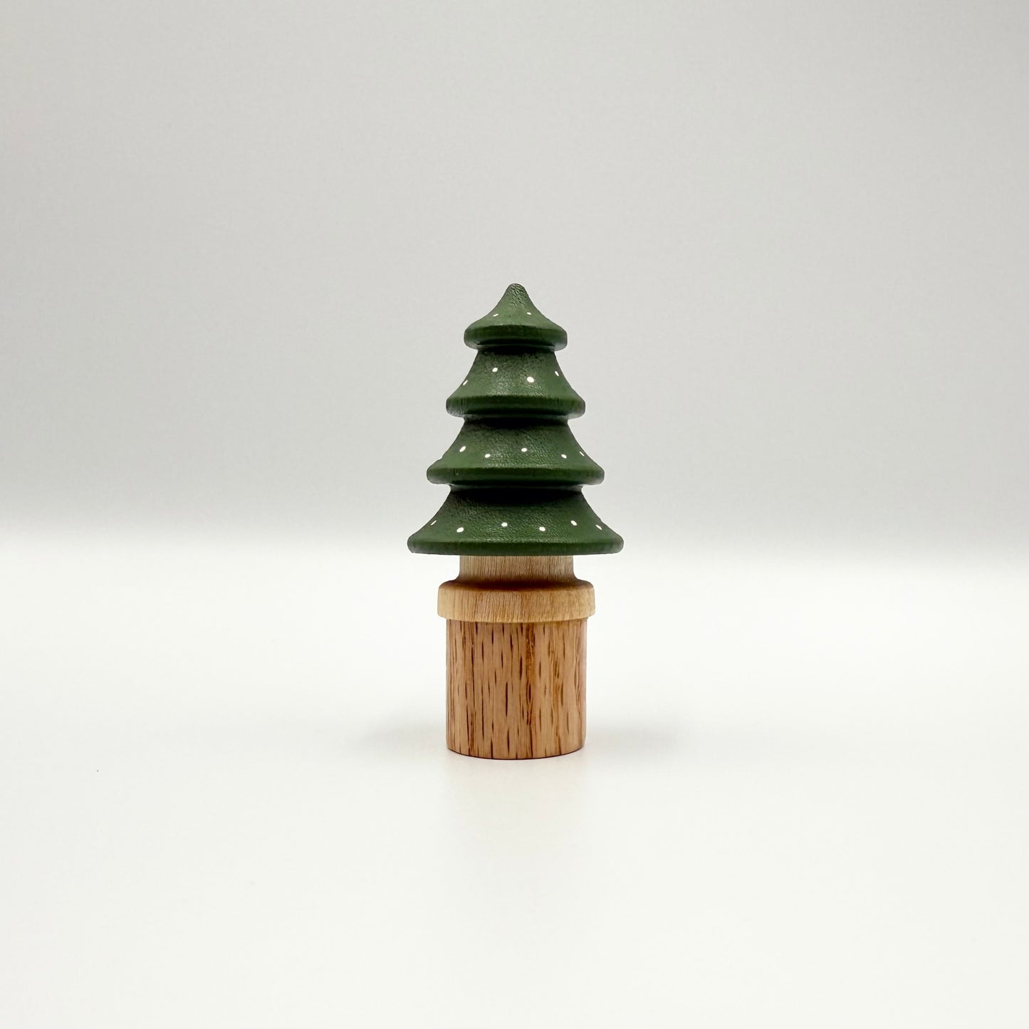 Large Douglas Fir Tic-Tac-Toe Board with Christmas Trees