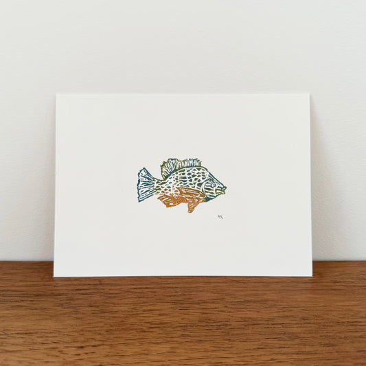 Gone Fishing 3-Print Bundle - Original Linocut Prints