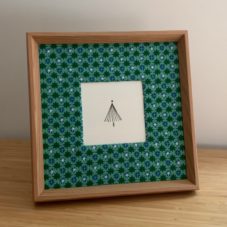 Hand-Stamped Art: Scandinavian Holiday