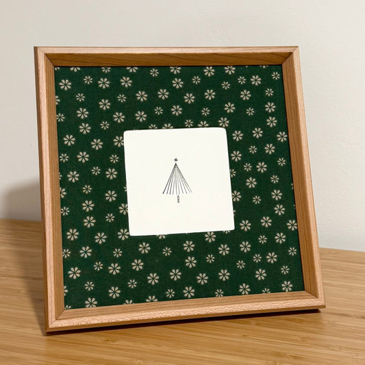 Hand-Stamped Art:  Floral Holiday