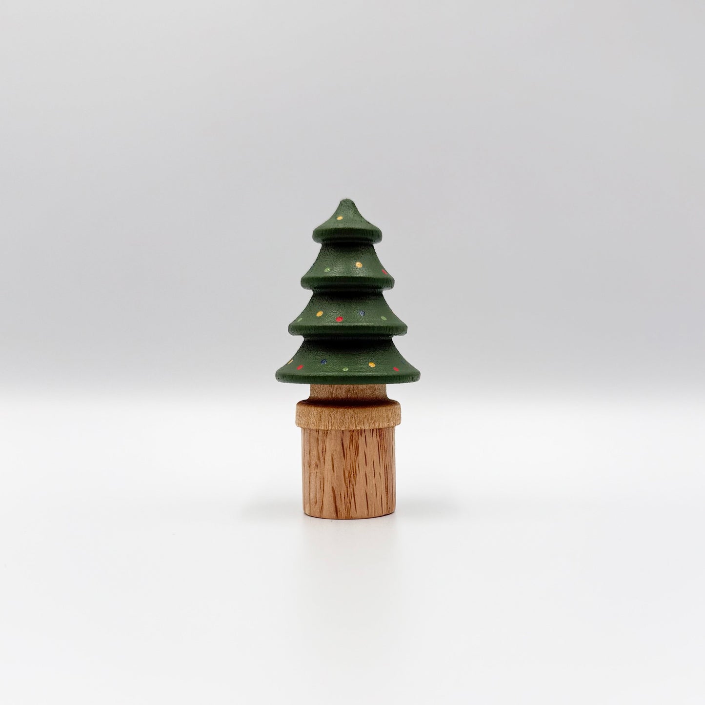 Large Douglas Fir Tic-Tac-Toe Board with Christmas Trees