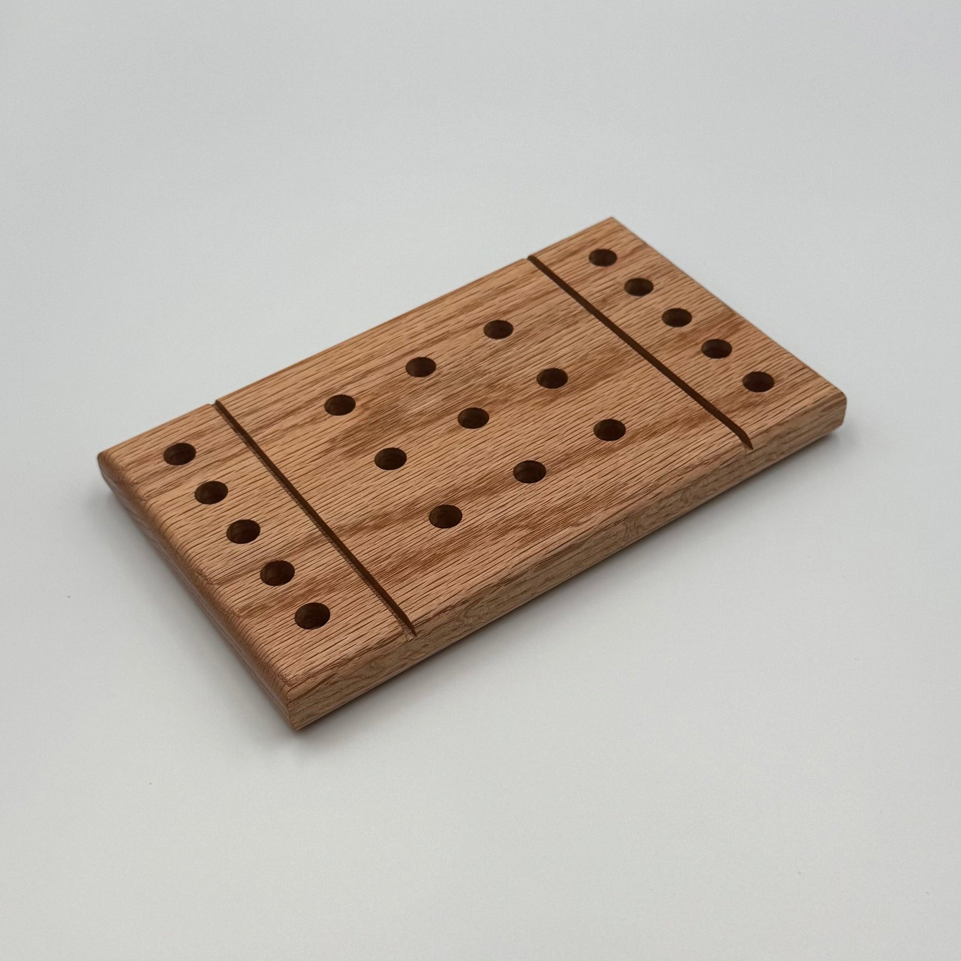 red oak tic tac toe board