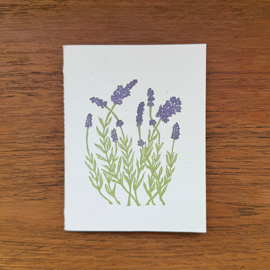 Handcrafted Notebook:  Lavender