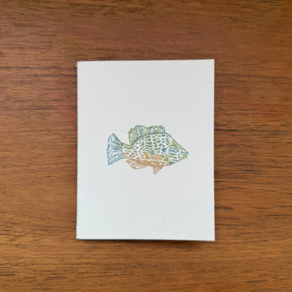 Handcrafted Notebook:  Pumpkinseed Sunfish