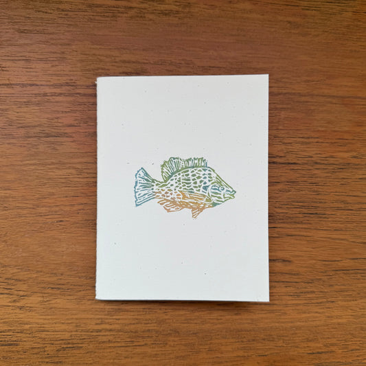 Handcrafted Notebook:  Pumpkinseed Sunfish