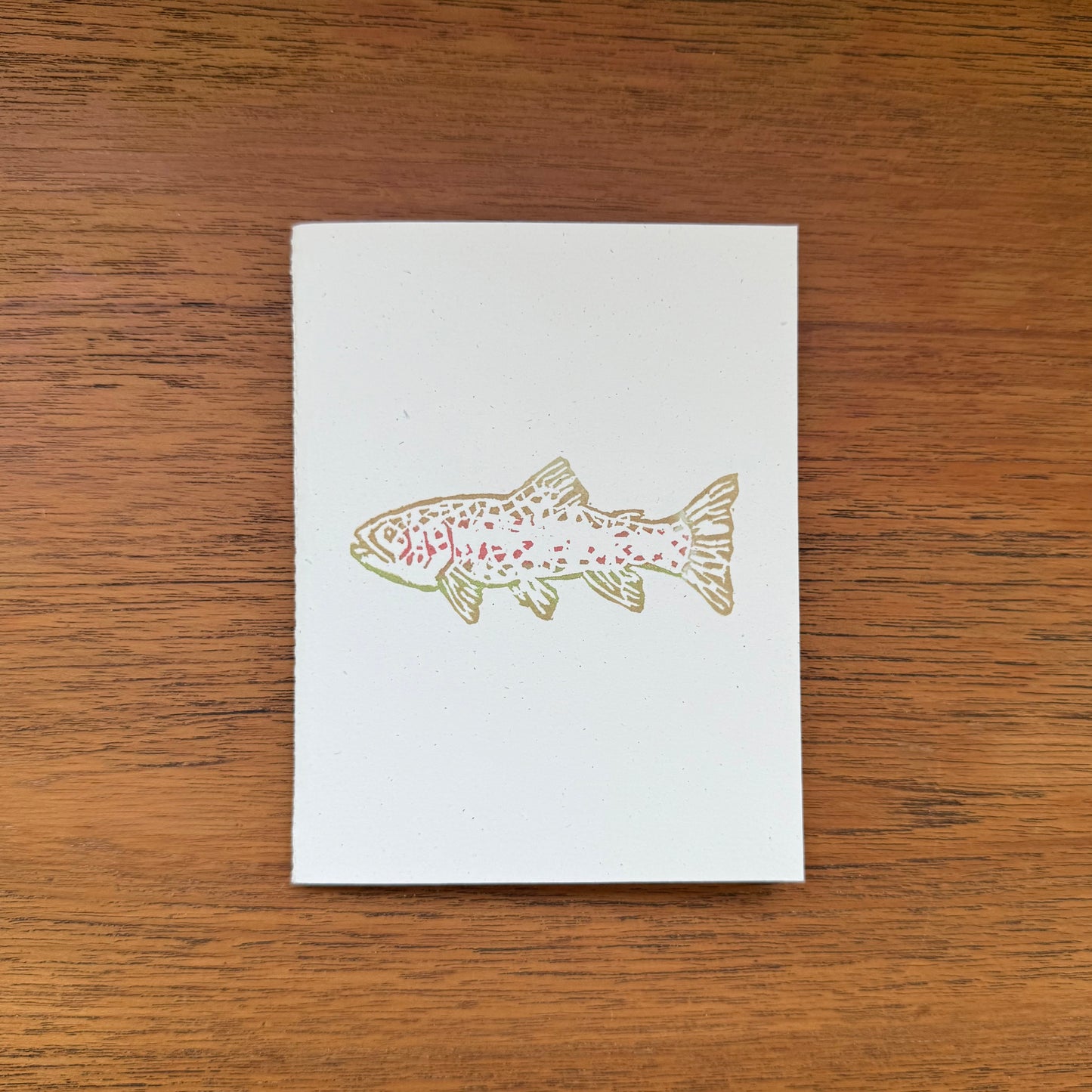 Handcrafted Notebook:  Trout