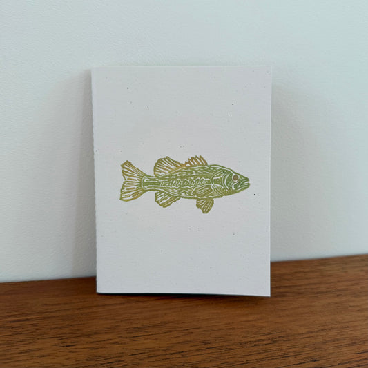 Handcrafted Notebook:  Bass