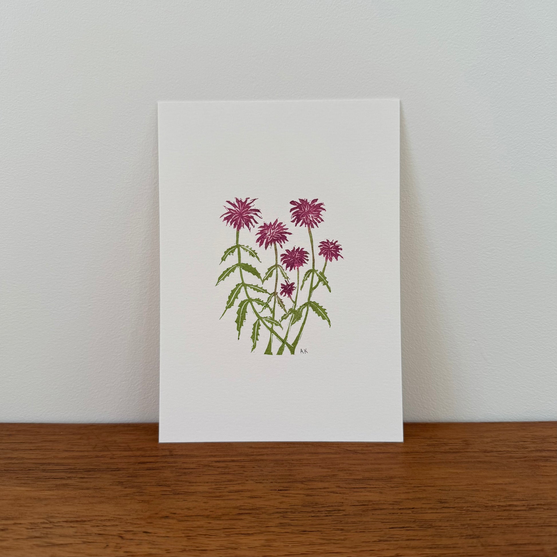 Bee Balm 5 x 7 Print