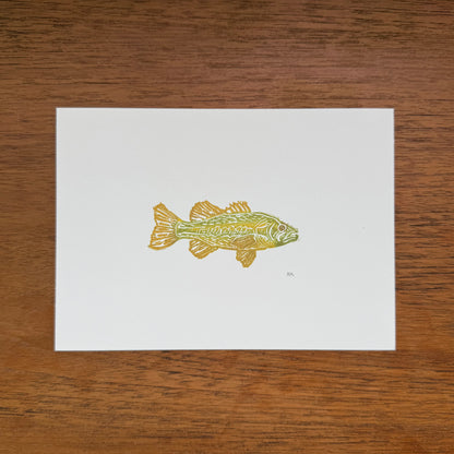 Gone Fishing 3-Print Bundle - Original Linocut Prints