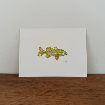 Gone Fishing 3-Print Bundle - Original Linocut Prints
