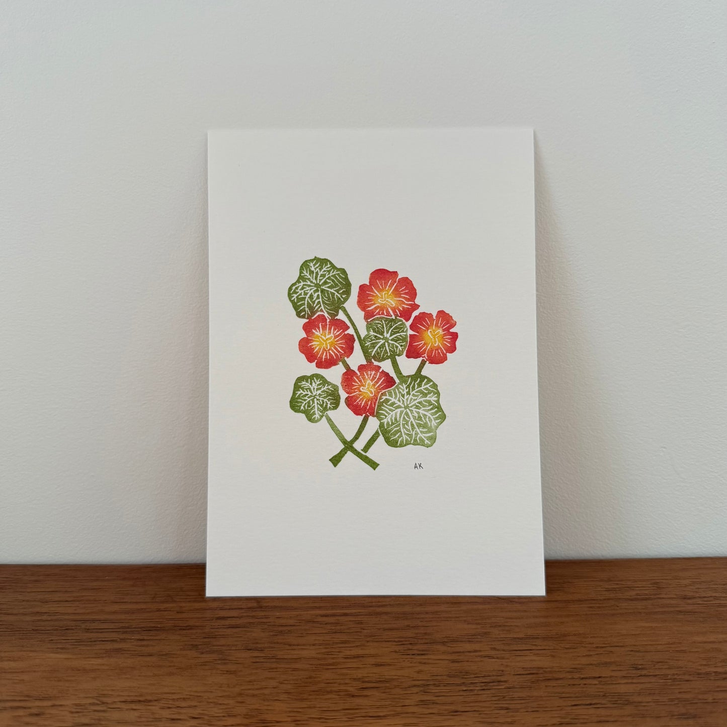 5x 7 Nasturtium Print