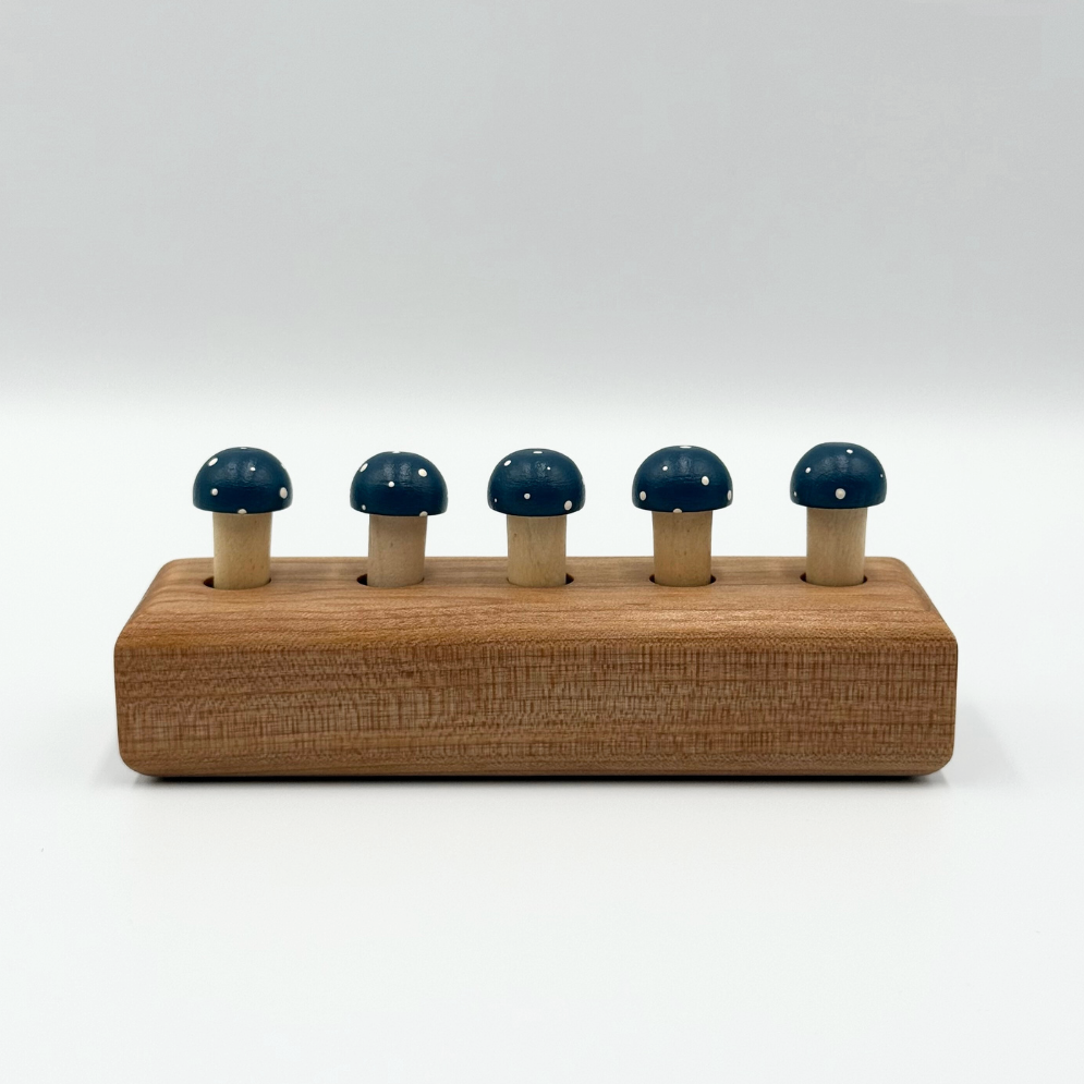 Blue playing pegs