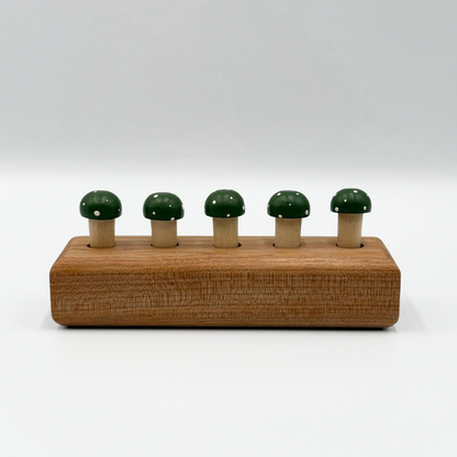 Green playing pegs