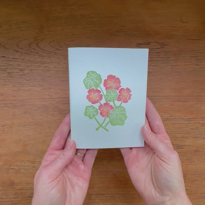 Handcrafted Notebook: MN with Showy Lady's-Slippers