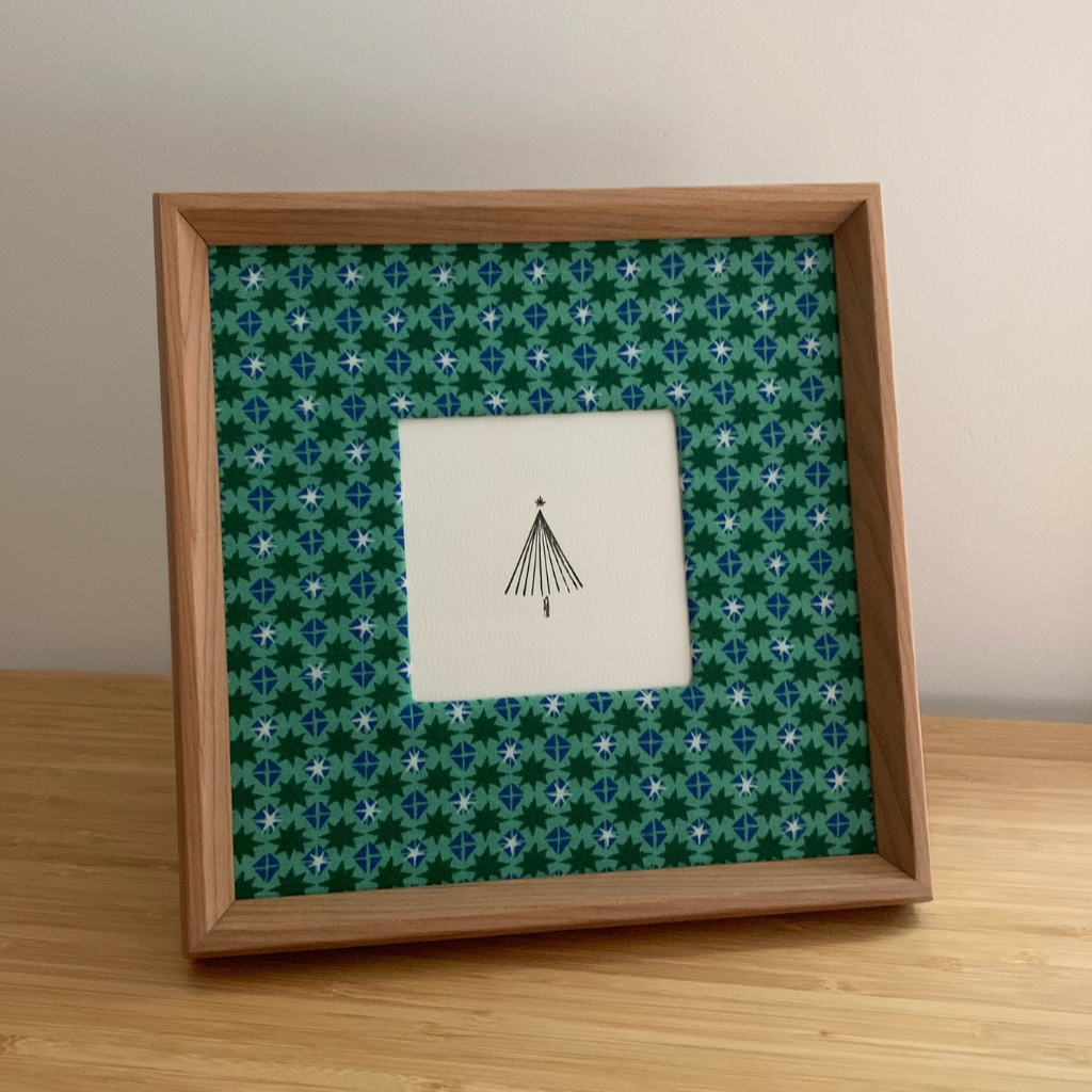 Hand-Stamped Art:  Scandinavian Holiday