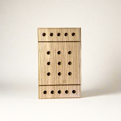 White Oak Tic-Tac-Toe Board